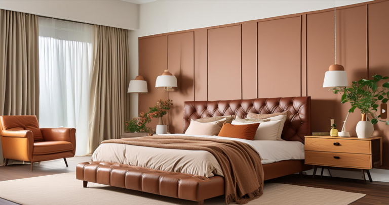 10 Perfect Bedroom Color Schemes to Harmonize Brown Furniture