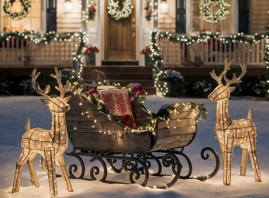 19 Creative Outdoor Christmas Decor Ideas for a Festive Welcome