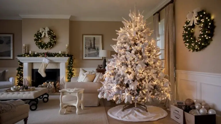 12 Magical White Christmas Tree Ideas for a Dreamy Holiday Look