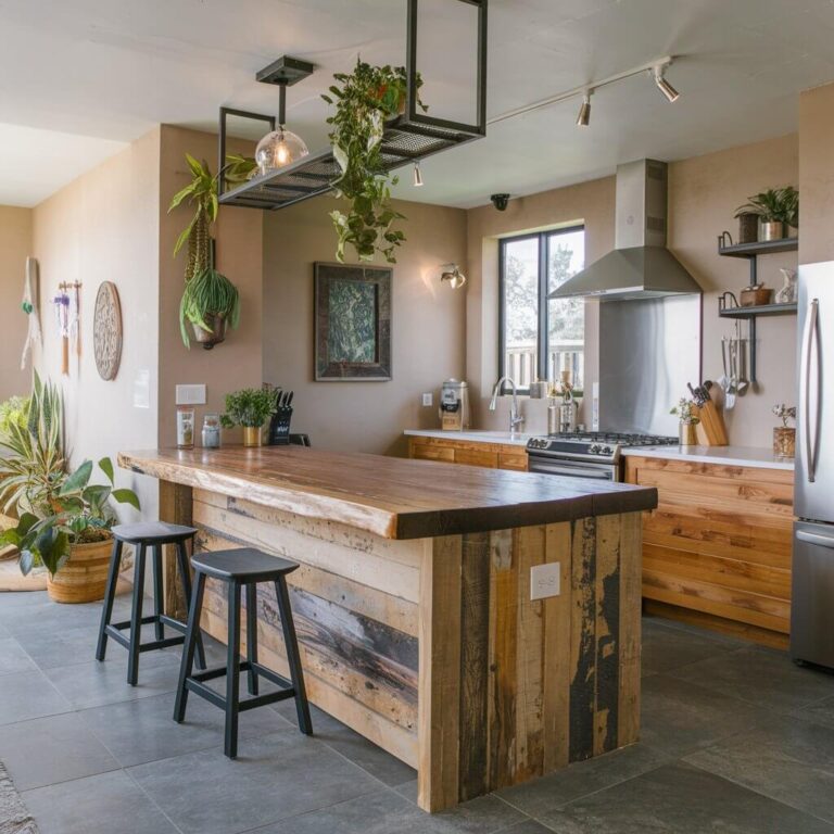 A-Beautiful-Earthy-Kitchen-With-Reclaimed-Wood-Features-