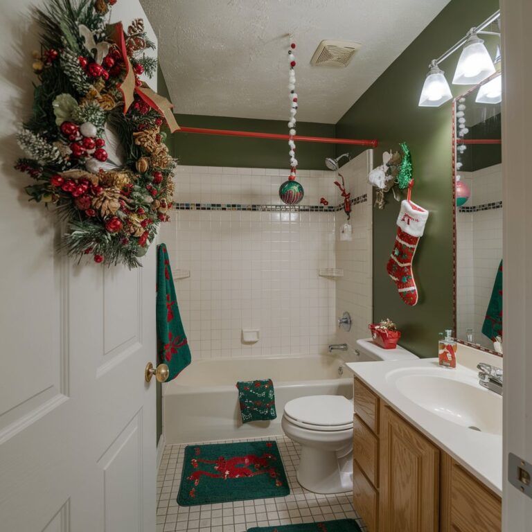 15 Festive Bathroom Christmas Decor Ideas To Spark Holiday Joy - Home ...