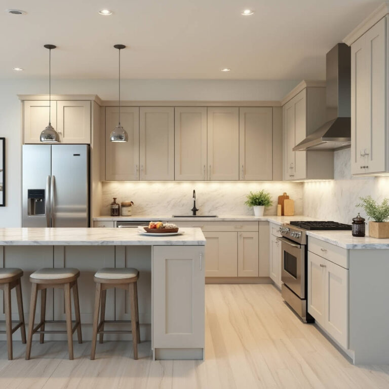 21 Timeless Beige Kitchen Cabinet Color Ideas For Any Style - Home ...