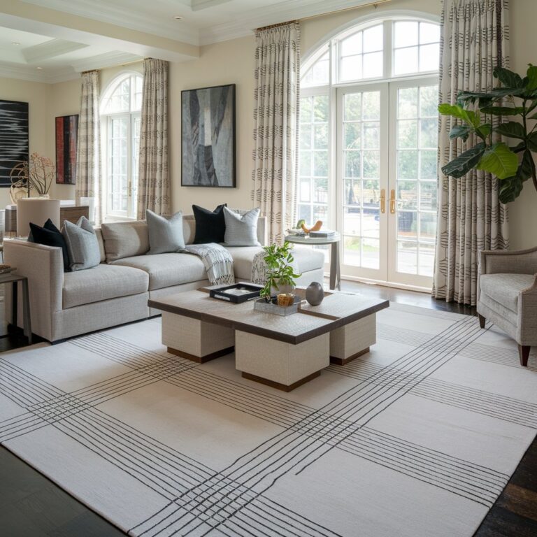 12 Stunning Living Room Rug Designs You’ll Fall in Love With - Home ...