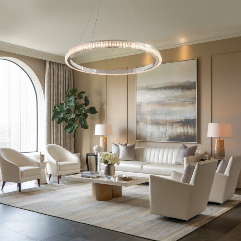10 Modern Crystal Chandeliers for a Glamorous Living Room Upgrade ...