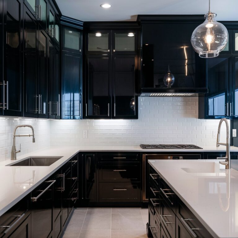 14 Elegant and Modern Black Kitchen Cabinet Ideas - Home Decor Palace