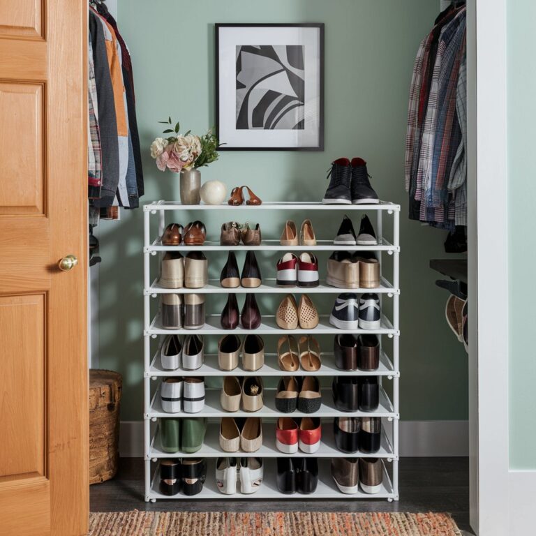 11 Space-Saving Shoe Rack Ideas for A Clutter-Free Home - Home Decor Palace
