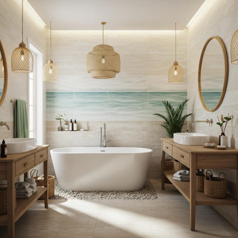29 Coastal Modern Bathroom Ideas for a Fresh and Breezy Feel Home