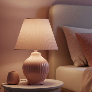 Bedside Lamps Set of  Wedding Living Room Romantic Pink Bedside Lamps