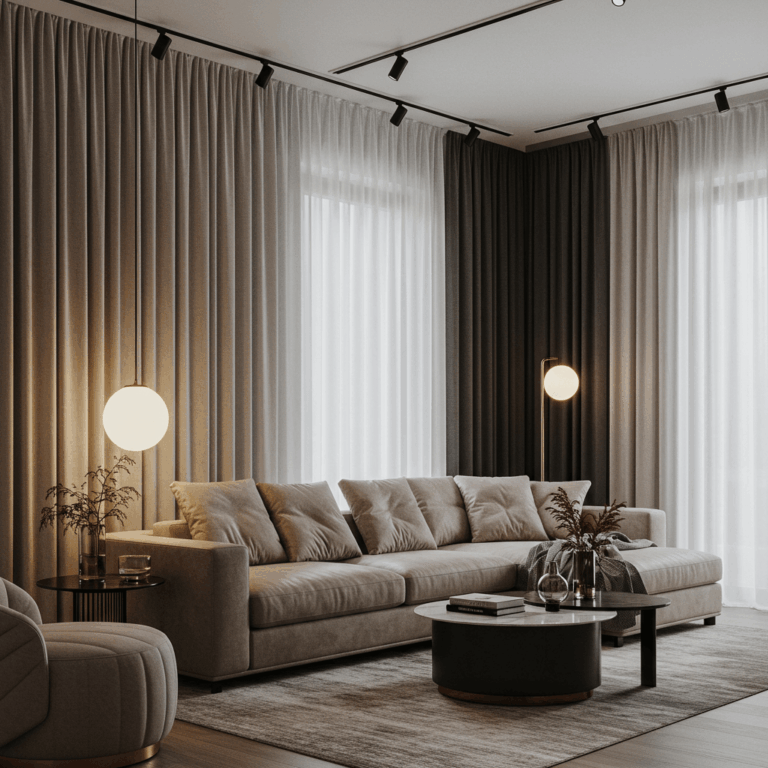 12 Modern Living Room Curtain Inspirations You’ll Fall in Love With ...