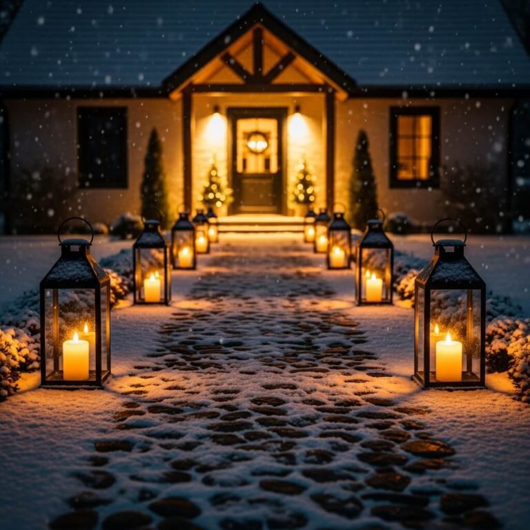 A Lit Pathway of Lanterns (1)
