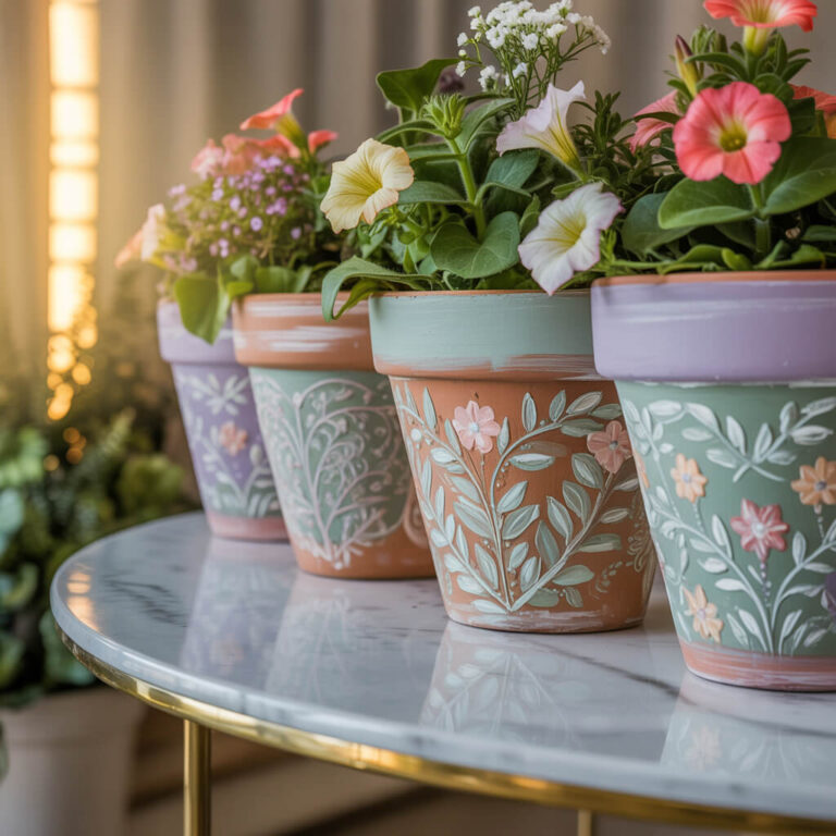 DIY Painted Terracotta Pots