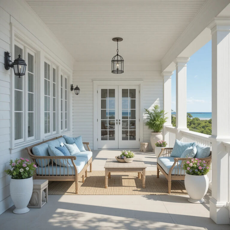 Coastal Blue Accents for a Breezy Feel