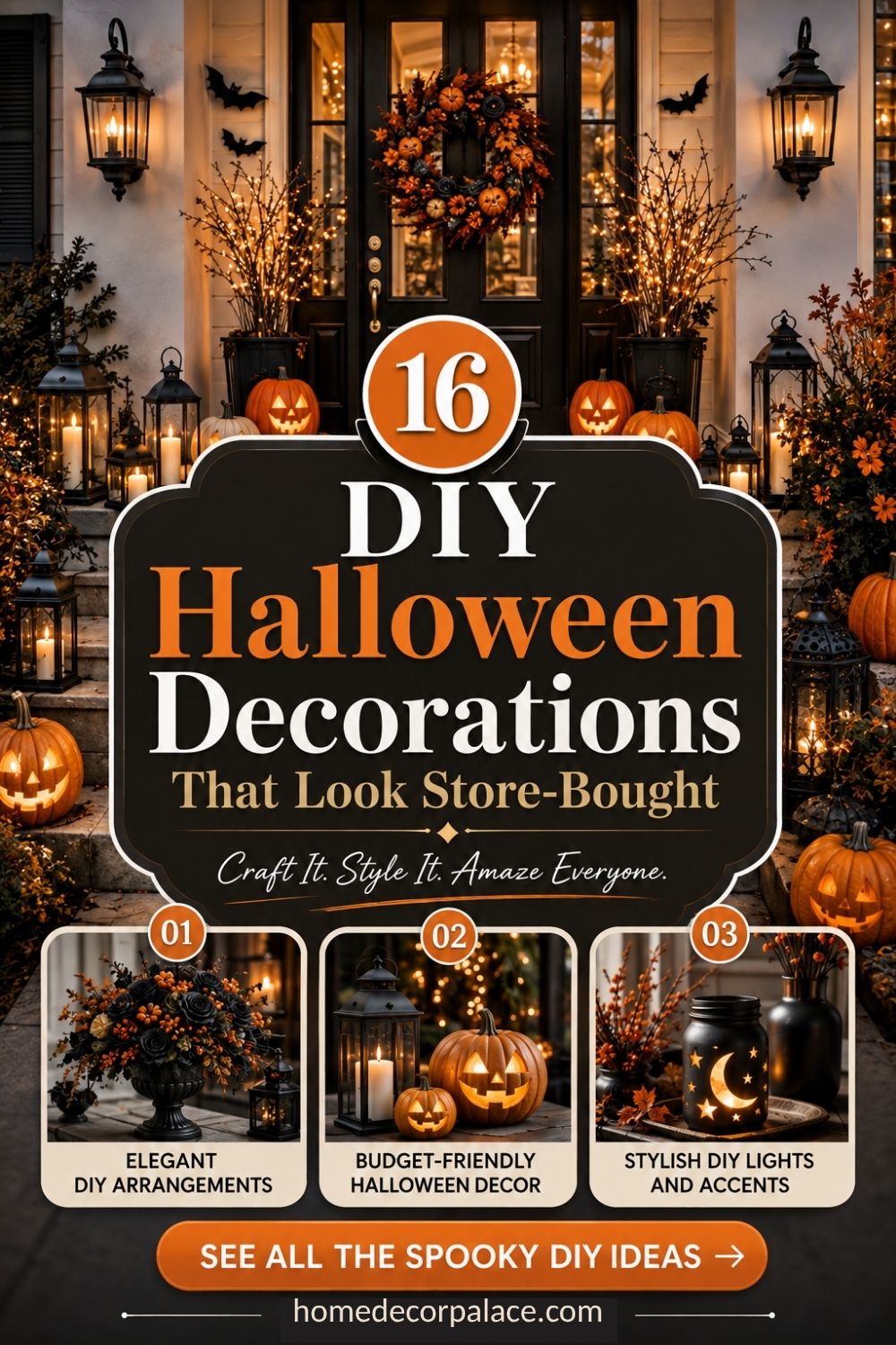 16 DIY Halloween Decorations That Look Store-Bought