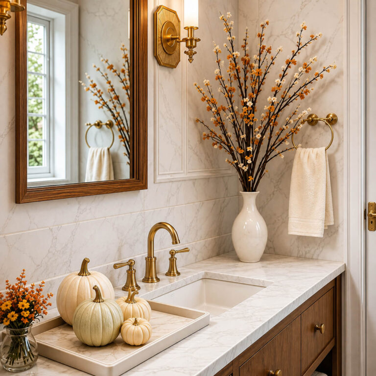 16 Fall Bathroom Decor Ideas That Add Seasonal Charm Without Overdoing It Cover Image