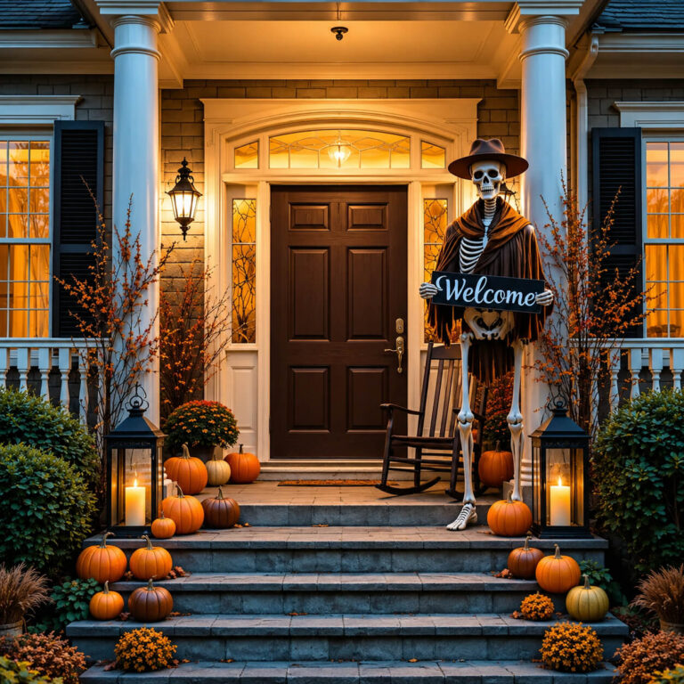 17 Halloween Front Porch Decor Ideas That Everyone on the Block Will Be Talking About over Image
