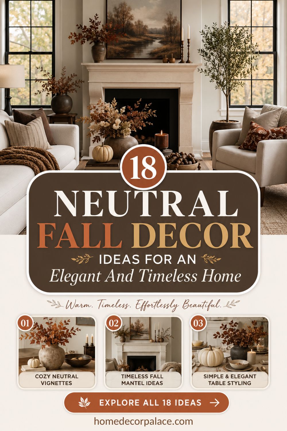 18 Neutral Fall Decor Ideas For An Elegant And Timeless Home