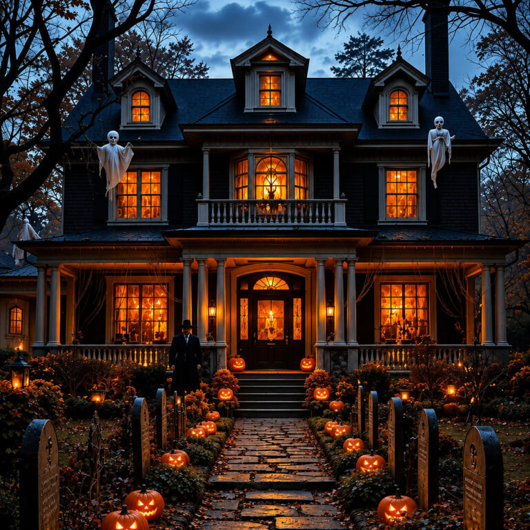 18 Outdoor Halloween Decorations That Make Your House The Talk Of The Neighborhood Cover Image (1)