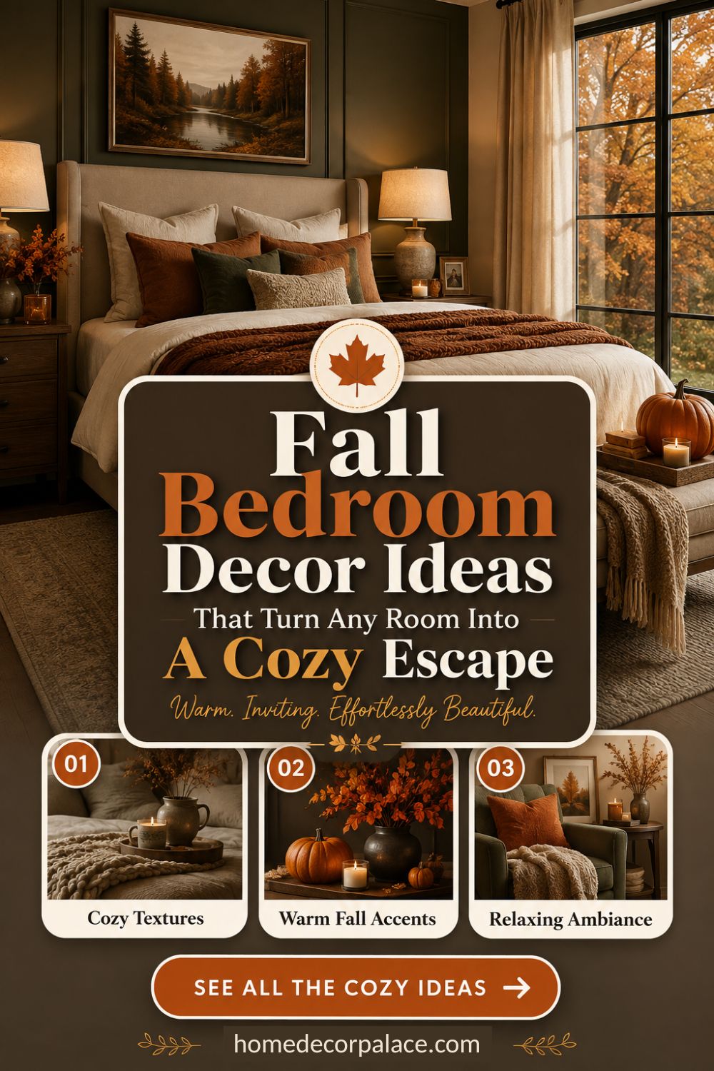 Fall Bedroom Decor Ideas That Turn Any Room Into A Cozy Escape
