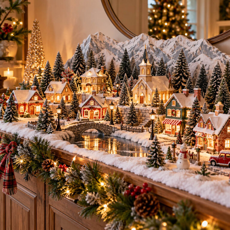 14 DIY Christmas Village Display Ideas That Look Beautiful Without Spending a Fortune Cover Image