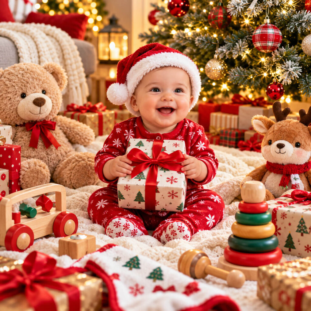 15 Christmas Gifts for Babies That Make Their First Holiday Extra Special Cover Image