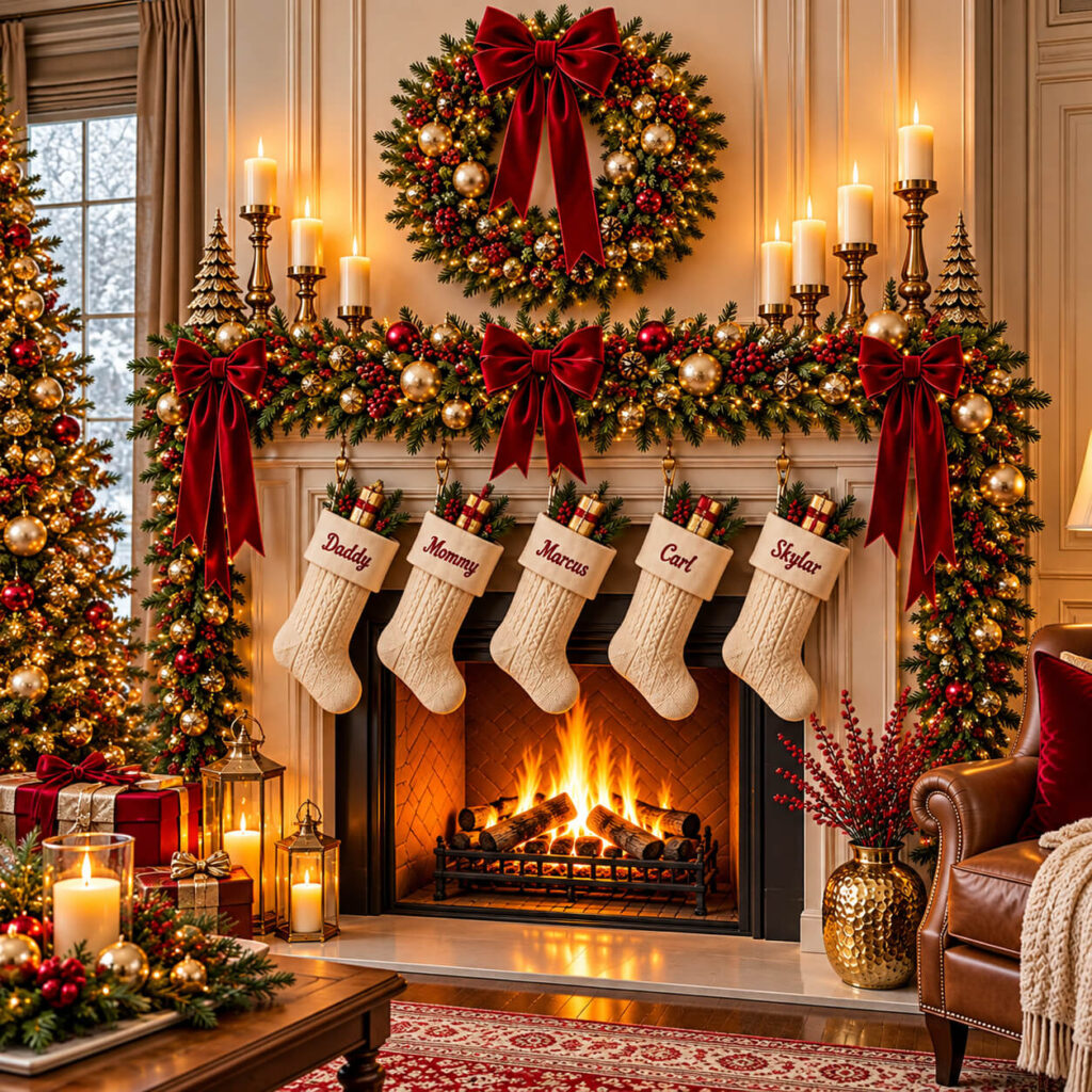 Christmas Mantel Decorating Ideas That Make Your Fireplace the Star of the Room Cover Image